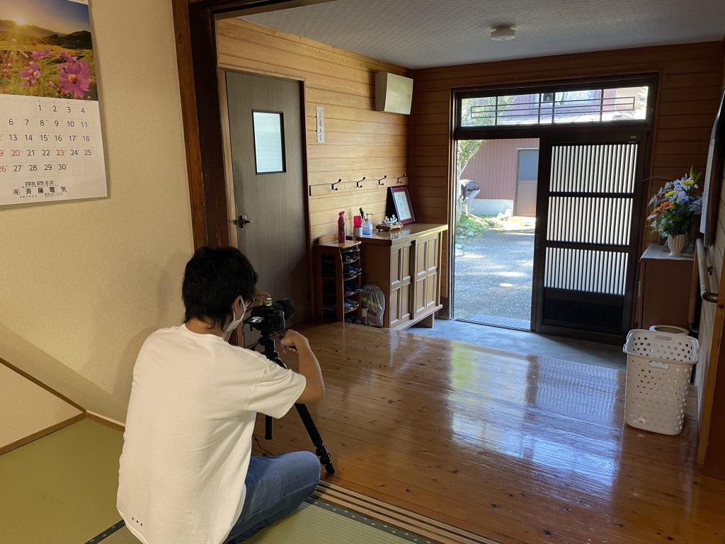 新潟県糸魚川市の住宅宿泊事業、民泊で運営管理を行なっている物件のカメラマンによる撮影。